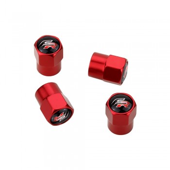 4PCS/Set Car Wheel Tire Valve Stem Air Caps For Seat Leon FR Altea Ibiza Toledo Cordoba Alhambra Arona Ateca Exeo Auto Styling