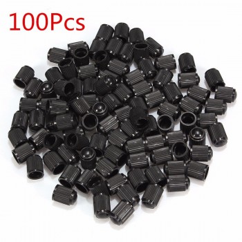 Car-styling New 100 Pcs for Car Truck Bike Bicycle Motorcycle Plastic Tyre Air Wheel Valve Stem Caps  Green/Blue/White/Red/Black