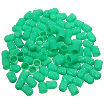 Car-styling New 100 Pcs for Car Truck Bike Bicycle Motorcycle Plastic Tyre Air Wheel Valve Stem Caps  Green/Blue/White/Red/Black