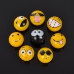 Universal Wheel Tire Valve Caps Smile Car Bike Motorcycle Air Cover Auto Airtight Stems Cover For Emoji BMW Ford VW Accessories