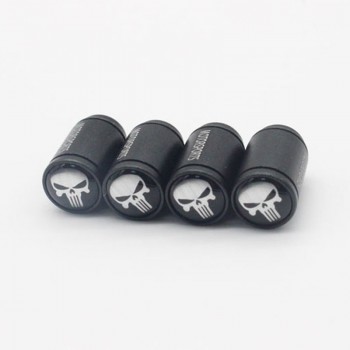 DSYCAR 4Pcs/Lot Universal Skull Head Car Moto Bike Wheel Tire Valve Cap car styling for Fiat Audi Ford Bmw VW Honda Mercedes DS