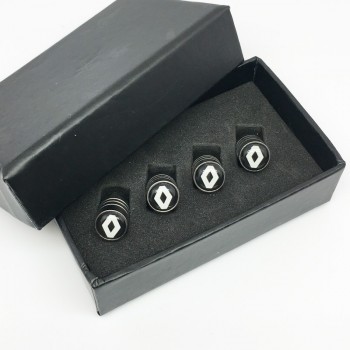 ANTINIYA 4 Caps Car Badge Wheel Tire Valves Tyre Air Caps case For Renault duster megane 2 logan Car Accessories