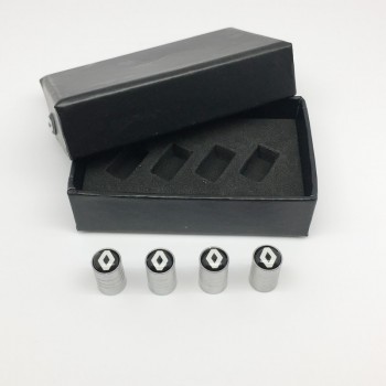 ANTINIYA 4 Caps Car Badge Wheel Tire Valves Tyre Air Caps case For Renault duster megane 2 logan Car Accessories