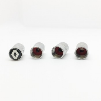 ANTINIYA 4 Caps Car Badge Wheel Tire Valves Tyre Air Caps case For Renault duster megane 2 logan Car Accessories