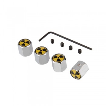 Boom Car Styling Accessories 4pcs Valve Caps Tires Stems Cover Dust Tapon Valvnule Motorcycle Automobile Anti Theft Caps