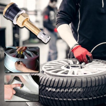 1pc Universal TR500 Brass Straight Tubeless Car Truck Bus Valve Core Auto Tire Valve Stem High Quality Car Styling Accessories
