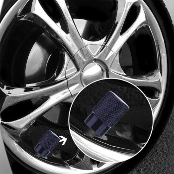 VODOOL 4Pcs/set Aluminum Auto Bicycle Car Tire Valve Caps Dust Covers Wheel Air Stems Cover Tyre Airtight Rims Accessories New