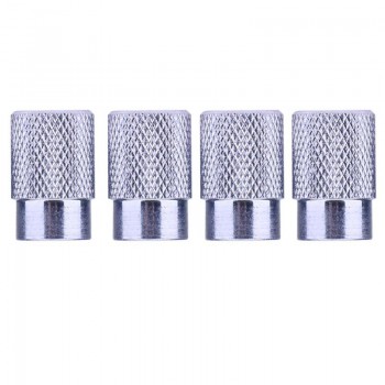 VODOOL 4Pcs/set Aluminum Auto Bicycle Car Tire Valve Caps Dust Covers Wheel Air Stems Cover Tyre Airtight Rims Accessories New