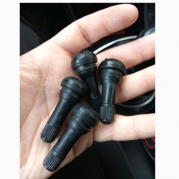 CHIZIYO 4pcs TR413 Tubeless Car Wheel Tire Valve Stems With Caps Tyre Rubber Valves
