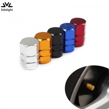 Aluminum Car Air Port Valve Stem Caps Dustproof Covers Airtight Stem Auto Air Caps For Kia VW Ford Audi BMW Benz Toyota Honda