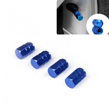 Aluminum Car Air Port Valve Stem Caps Dustproof Covers Airtight Stem Auto Air Caps For Kia VW Ford Audi BMW Benz Toyota Honda