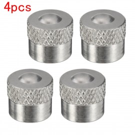 4pcs Universal Chrome Aluminium Car Air Wheel Tyre Cover Rim Tire Valve Dust Cap