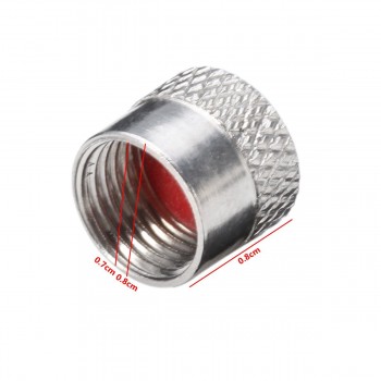4pcs Universal Chrome Aluminium Car Air Wheel Tyre Cover Rim Tire Valve Dust Cap