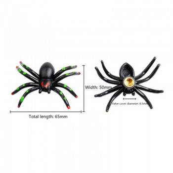 4Pcs/Lot DIY Spider Shape Car Tire Valve Stem Caps for Decoration Dust Proof Wheel Valve Covers for Auto Motorcycle Bike