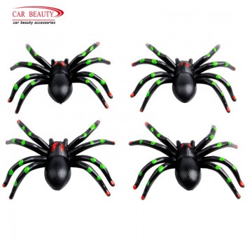 4Pcs/Lot DIY Spider Shape Car Tire Valve Stem Caps for Decoration Dust Proof Wheel Valve Covers for Auto Motorcycle Bike