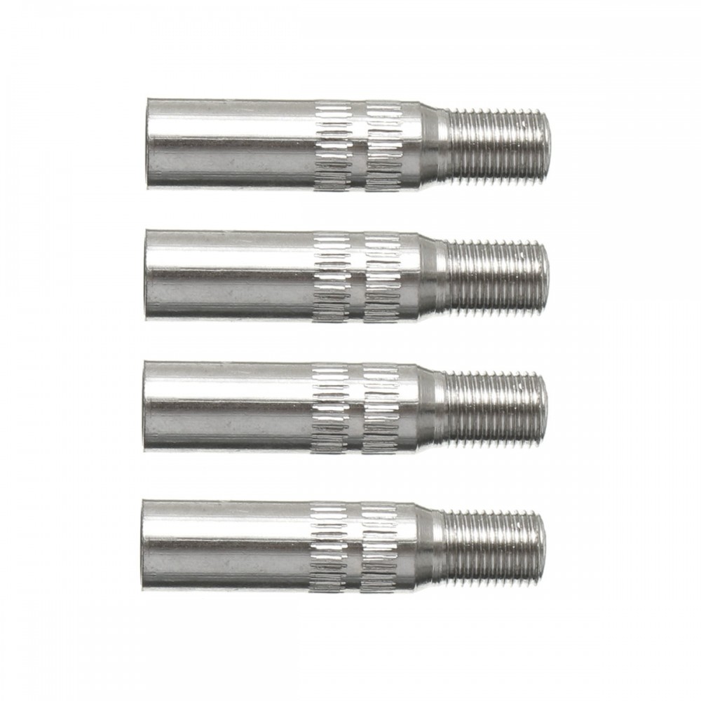 4pcs Metal Car Truck Caravan Tyre Wheel Valve Extensions Extender Caps Stem Chrome