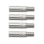 4pcs Metal Car Truck Caravan Tyre Wheel Valve Extensions Extender Caps Stem Chrome