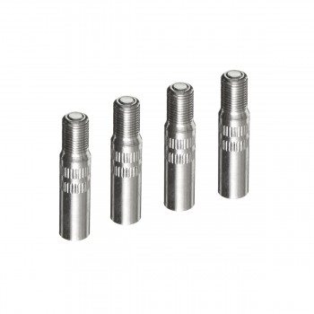 4pcs Metal Car Truck Caravan Tyre Wheel Valve Extensions Extender Caps Stem Chrome