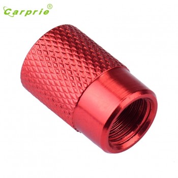 Dropship Hot Selling  4X Car Truck Bike Tire Wheel Rims Stem Air Valve Caps Tyre Cover Aluminum Red Gift Jul 13