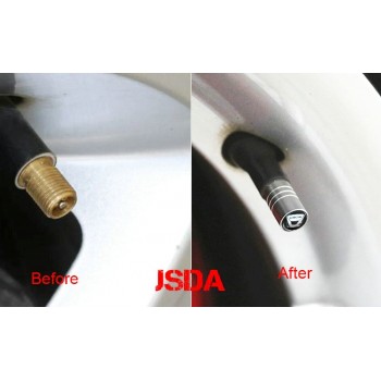 Newest DACIA Car metal Wheel Tires Valves Tyre Stem Air Caps Theftproof Airtight Cover for  Duster Logan 2 Mcv Sandero Stepway