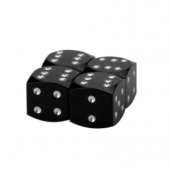 Auto 4Pc Dice Dust Valve Caps Car Motorcycles Electric Cars 80s Novelty Fun Retro Wholesale 2018#2