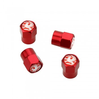 4pcs Metal Wheel Tire Valve Caps Stem Case For Abarth DACIA Scion Skoda Vauxhall Hyundai Peugeot Vespa GMC Badge Car Accessories
