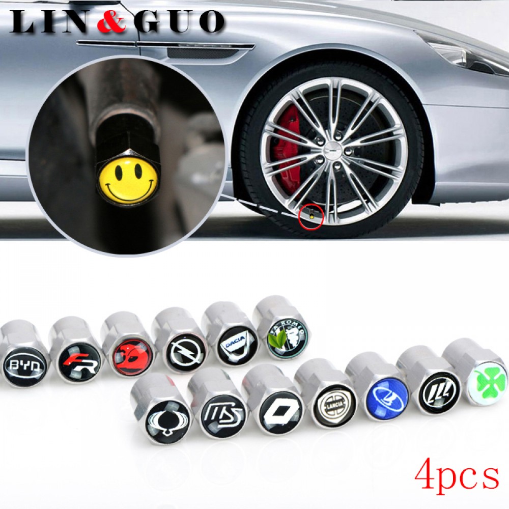 4pcs/set High Quality New Theftproof metal Car Wheel Tires Valves Tyre Stem Air Caps Airtight Cover hot selling car accessories