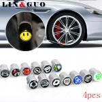 4pcs/set High Quality New Theftproof metal Car Wheel Tires Valves Tyre Stem Air Caps Airtight Cover hot selling car accessories