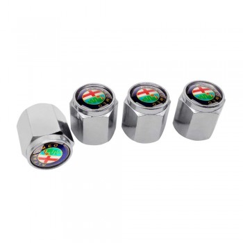 Auto Accessories Tire Valve Cover Valve Stem Caps Car Valve Cap for Alfa Romeo Mito 159 Giulia Giulietta GT Spider Brera 147gt