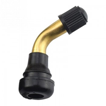 4Pcs Tire Valve Motorcycles Brass Electrombiles Snap-in Rubber Tyre Valves Stem 90 Degrees