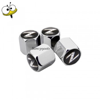 Car Accessories Wheels Tire Valve Stem Caps For Z Logo For Nissan Z Pathfinder Sunny Bluebird 350Z 370Z Leaf Murano Tiida Almera