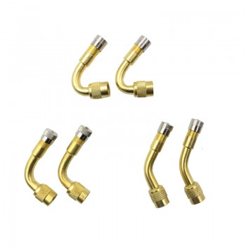 * DSYCAR 1Pcs Motorcycle Car 45,90,135 Degree Angle Valve Adaptor Tyre Tube Extension Adapter for Universal Cars Moto Bike