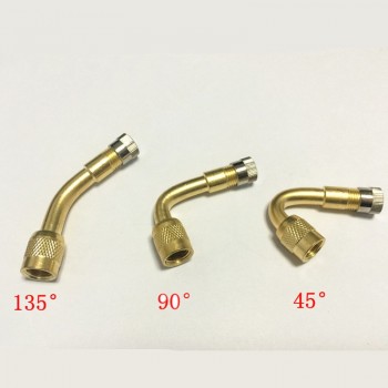 * DSYCAR 1Pcs Motorcycle Car 45,90,135 Degree Angle Valve Adaptor Tyre Tube Extension Adapter for Universal Cars Moto Bike