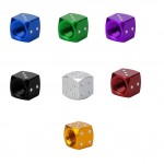 Car-styling 4Pc Dice Dust Valve Caps Car Motorcycles Electric Cars 80s Novelty Fun Retro July27#2 5lower