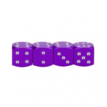 Car-styling 4Pc Dice Dust Valve Caps Car Motorcycles Electric Cars 80s Novelty Fun Retro July27#2 5lower