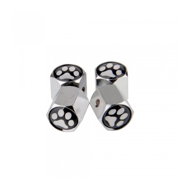 Cute Paw Bear Anti Theft Wheel Tire Valve Caps Dust Anti Leak 4pcs Valves Car Styling Accessories Air Cap Tyre For Opel