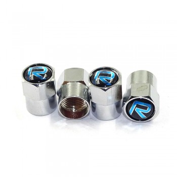 4pcs New Style Car Badge Wheel Tire Valve Cap Tyre Dust Cap For BMW opel  alfa lada renault audi Nissan Volvo Mustang Daica SAAB