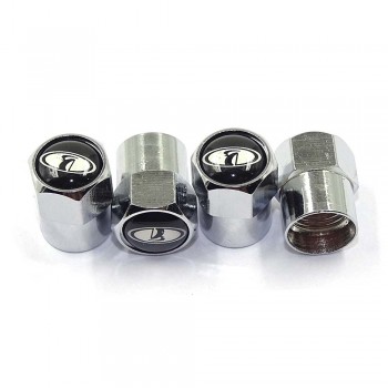 4pcs New Style Car Badge Wheel Tire Valve Cap Tyre Dust Cap For BMW opel  alfa lada renault audi Nissan Volvo Mustang Daica SAAB
