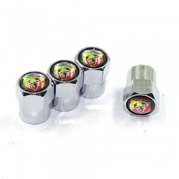 4pcs New Style Car Badge Wheel Tire Valve Cap Tyre Dust Cap For BMW opel  alfa lada renault audi Nissan Volvo Mustang Daica SAAB
