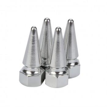 Car-styling AUTO 4x Aluminum Bullet  Car Truck Air Port Cover Tire Cone Rim Valve Wheel Stem Caps  August3