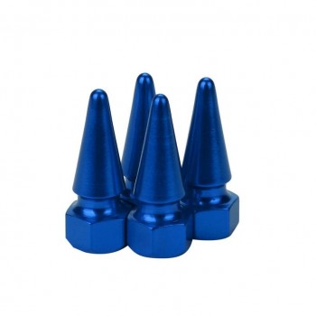 Car-styling AUTO 4x Aluminum Bullet  Car Truck Air Port Cover Tire Cone Rim Valve Wheel Stem Caps  August3