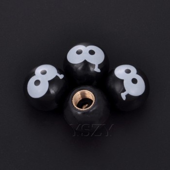 4Pcs/lot Universal Moto Bike Car Tire Valve Cap Wheel Dust Covers Yellow Smile Face Ball Car Styling For Audi Ford BMW Chevrolet