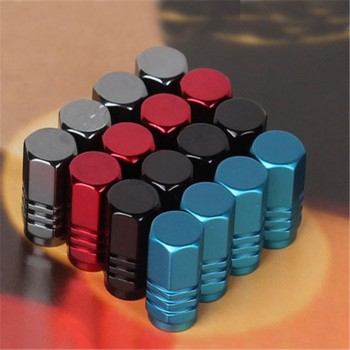 DSYCAR 4Pcs/lot Universal Car Moto Bike Tire Wheel Valve Cap Dust covers Car Styling for Fiat Audi Ford Bmw car VW opel mazda