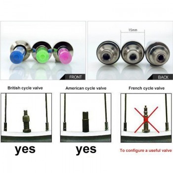 2pcs Neon Lights Color Tyre Wheel Valve Cap Light LED Lamp Flash Car Tire Valve Caps Air Cover Tire Rim Valve Wheel Stem Cap