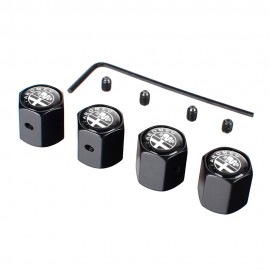 Auto Accessories Wheel Valve Caps for Alfa Romeo 155 159 MITO Giulia GT Giulietta 147 156 Brera Spider 147GT Airtight Cover