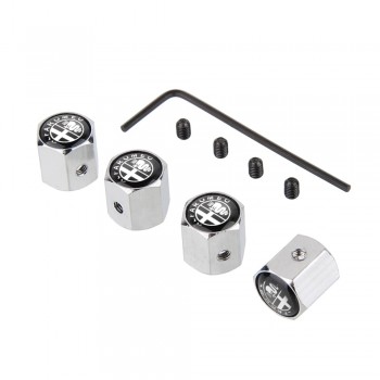 Auto Accessories Wheel Valve Caps for Alfa Romeo 155 159 MITO Giulia GT Giulietta 147 156 Brera Spider 147GT Airtight Cover