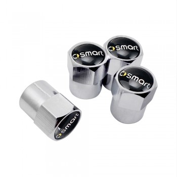 Car Tyre Valve Dust Air Caps Wheel Tire Stems For SMART Fortwo Sharpread Roadster Forfour Pearlgrey Pure Forspeed Forstars
