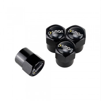 Car Tyre Valve Dust Air Caps Wheel Tire Stems For SMART Fortwo Sharpread Roadster Forfour Pearlgrey Pure Forspeed Forstars