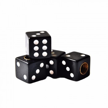 IMEWE 4Pcs/pack  2017 Universal Dice Car Tyre Air Valve Cap Bike Bicycle Tires Valve Caps On The Wheels Car Styling