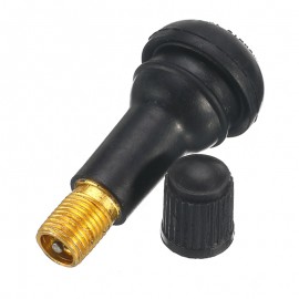 4 PCS TR413 Short Tyre Rubber Valve Stems Auto Black Snap-In Tire Valve Car Styling